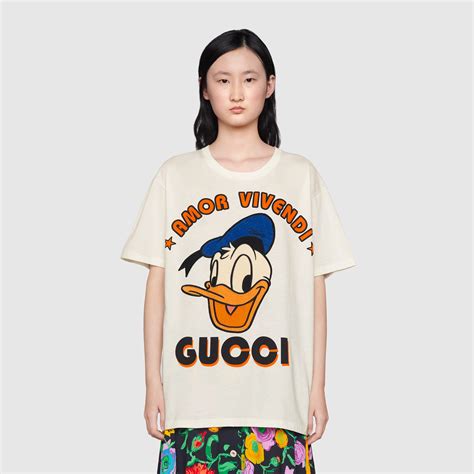 gucci donald duck tshirt|Gucci Donald Duck hoodie.